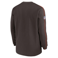 Cleveland Browns Nike 2024 Sideline Coaches Long Sleeve Top