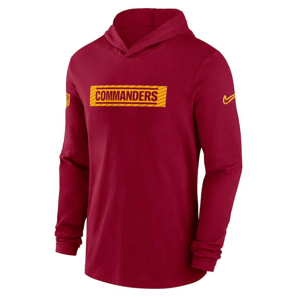 Washington Commanders Nike 2024/25 Sideline Performance Long Sleeve Hoodie T-Shirt
