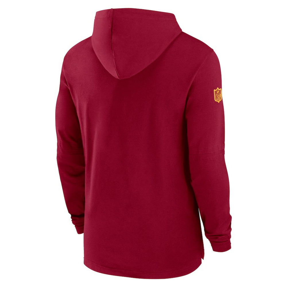 Washington Commanders Nike 2024/25 Sideline Performance Long Sleeve Hoodie T-Shirt