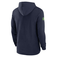 Seattle Seahawks Nike 2024/25 Sideline Performance Long Sleeve Hoodie T-Shirt