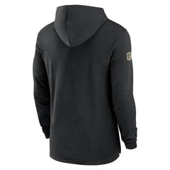 New Orleans Saints Nike 2024/25 Sideline Performance Long Sleeve Hoodie T-Shirt