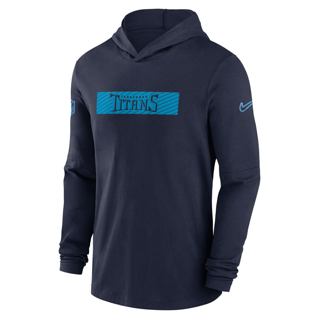 Tennessee Titans Nike 2024/25 Sideline Performance Long Sleeve Hoodie T-Shirt