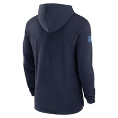 Tennessee Titans Nike 2024/25 Sideline Performance Long Sleeve Hoodie T-Shirt