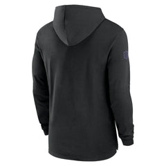Baltimore Ravens Nike 2024/25 Sideline Performance Long Sleeve Hoodie T-Shirt