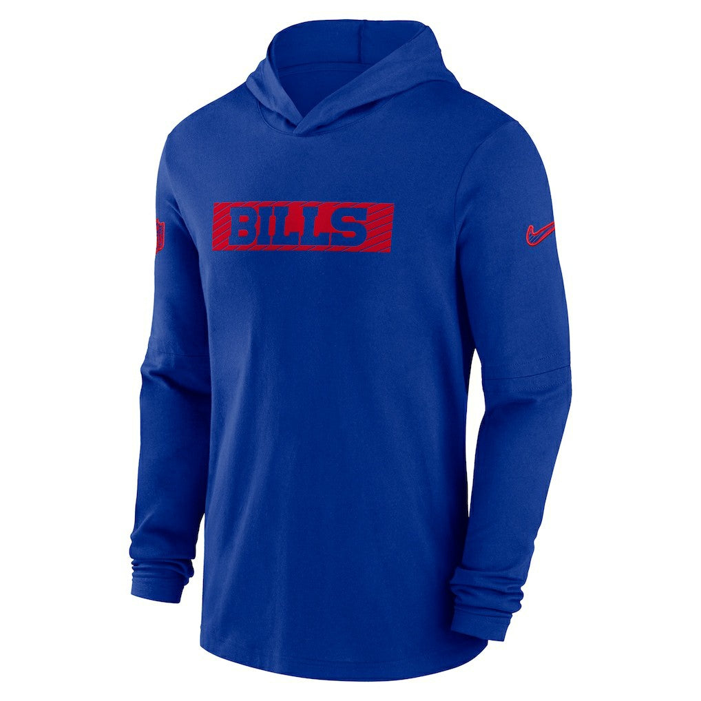 Buffalo Bills Nike 2024/25 Sideline Performance Long Sleeve Hoodie T-Shirt