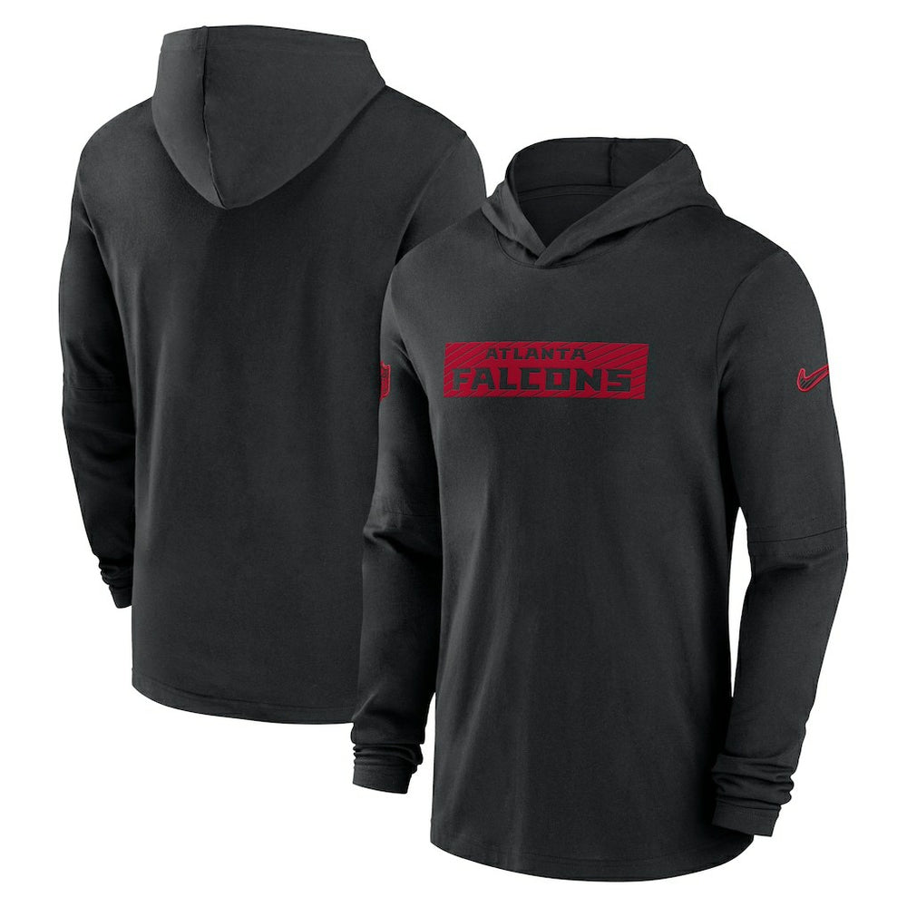 Atlanta Falcons Nike 2024/25 Sideline Performance Long Sleeve Hoodie T-Shirt