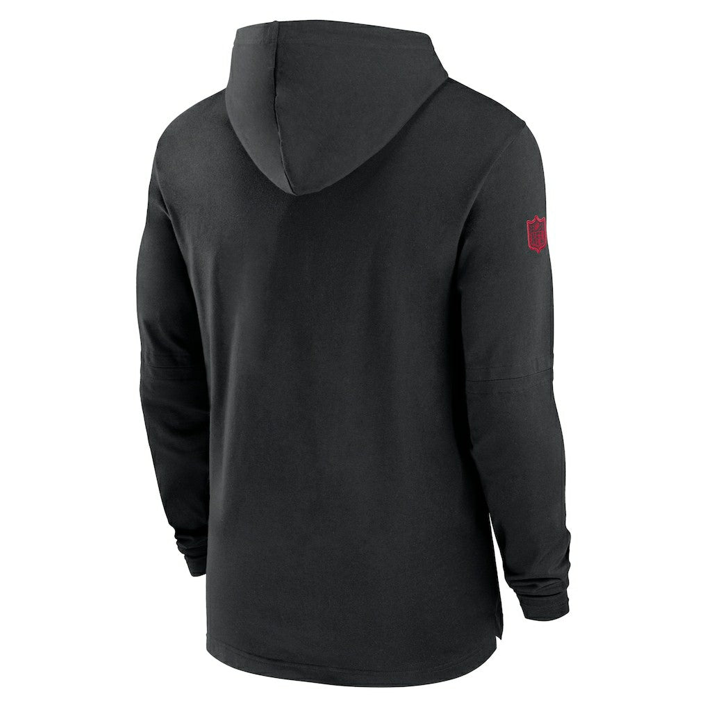 Atlanta Falcons Nike 2024/25 Sideline Performance Long Sleeve Hoodie T-Shirt