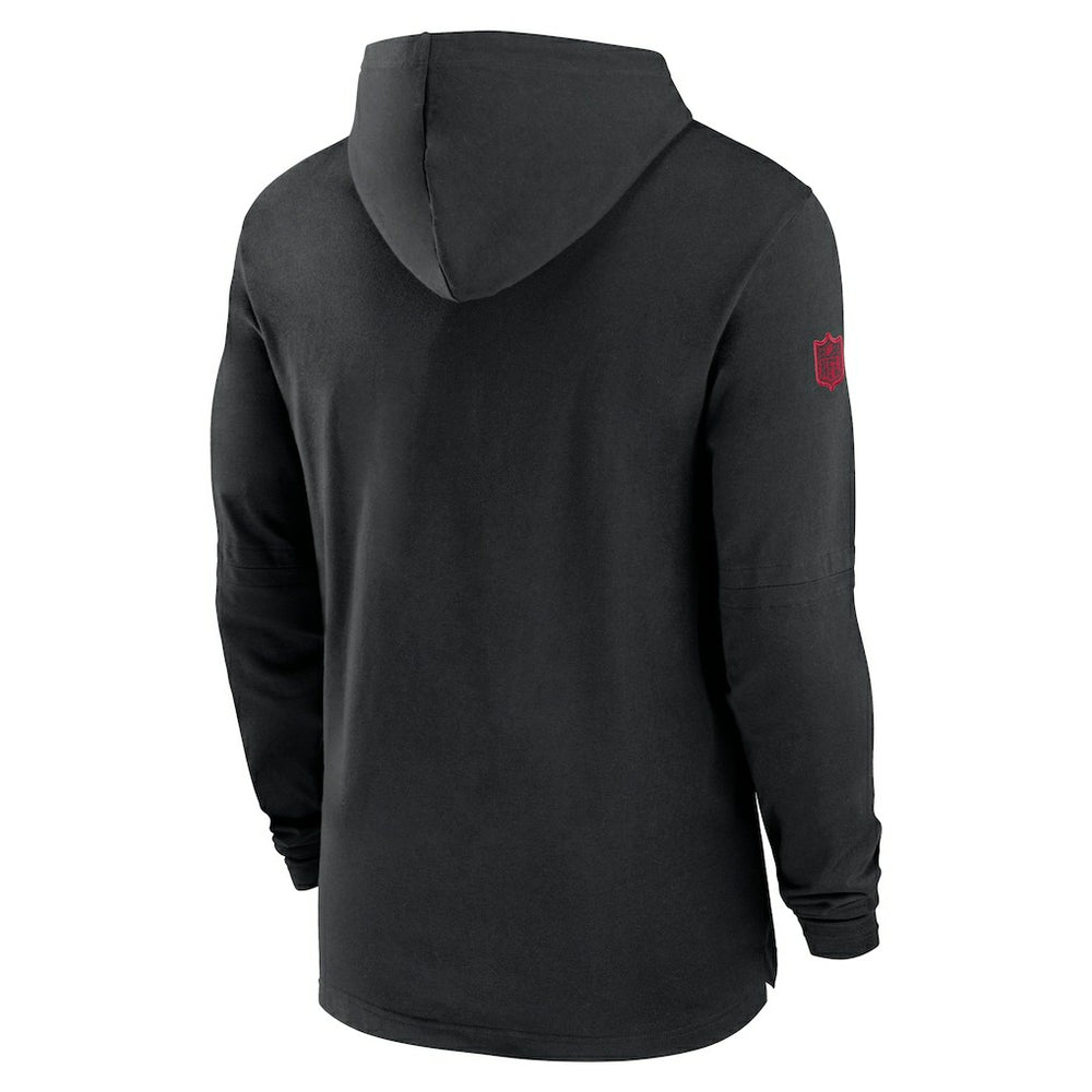 Atlanta Falcons Nike 2024/25 Sideline Performance Long Sleeve Hoodie T-Shirt