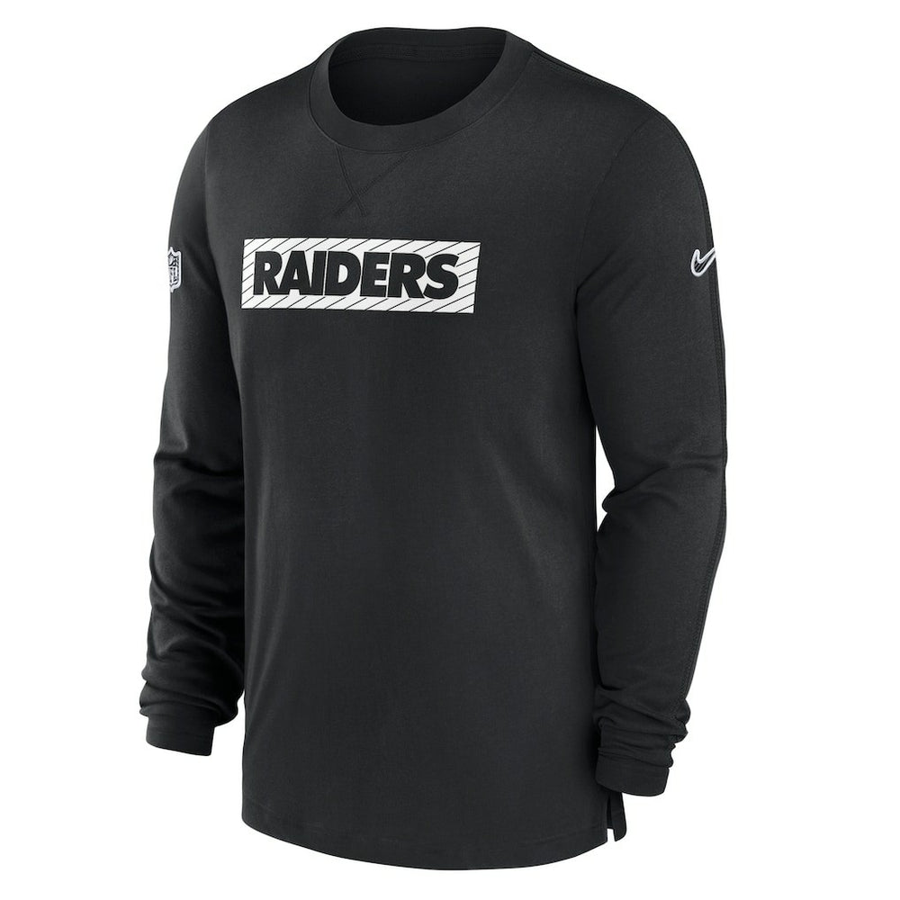 Las Vegas Raiders Nike Sideline Player Performance Long Sleeve T-Shirt