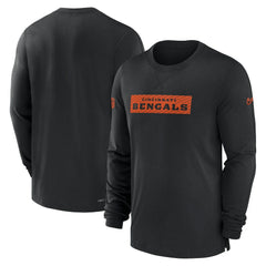 Cincinnati Bengals Nike Sideline Player Performance Long Sleeve T-Shirt