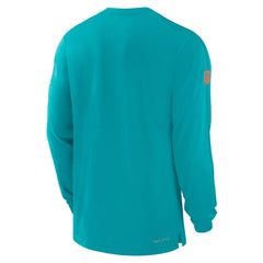 Miami Dolphins Nike Sideline Player Performance Long Sleeve T-Shirt