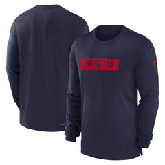 New England Patriots Nike Sideline Player Performance Long Sleeve T-Shirt