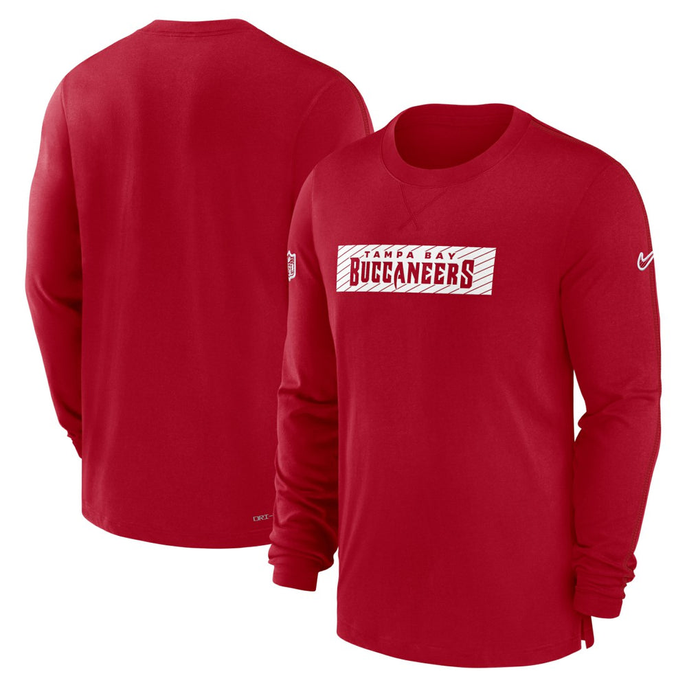 Tampa Bay Buccaneers Nike Sideline Player Performance Long Sleeve T-Shirt