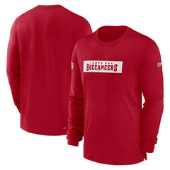Tampa Bay Buccaneers Nike Sideline Player Performance Long Sleeve T-Shirt