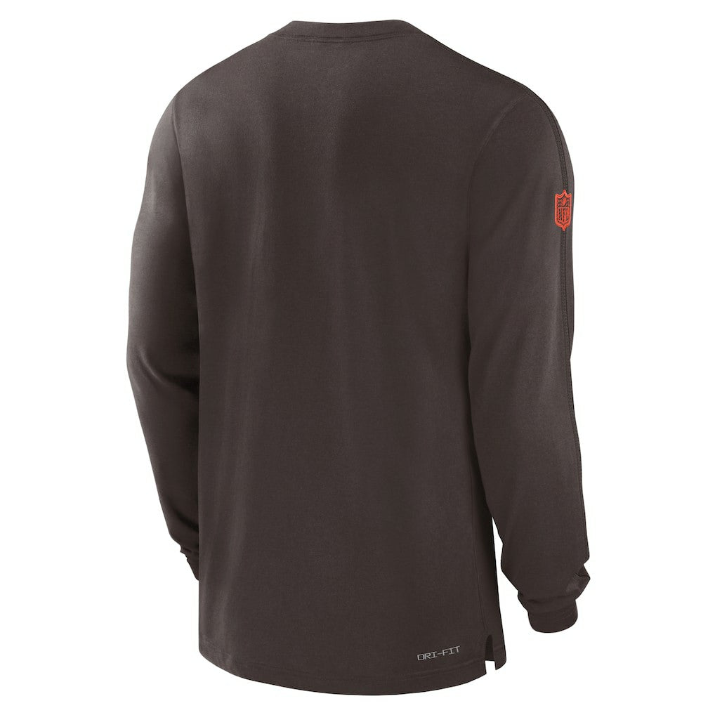 Cleveland Browns Nike Sideline Player Performance Long Sleeve T-Shirt