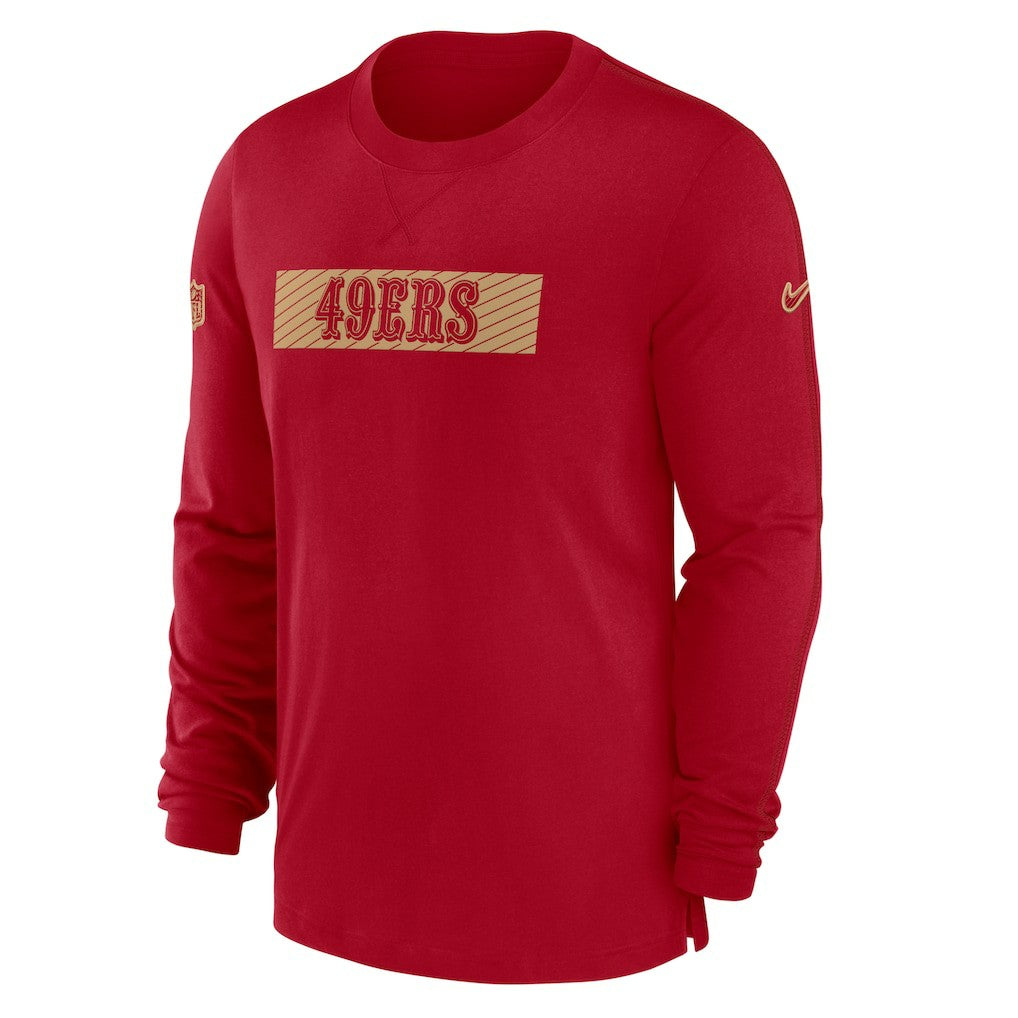 San Francisco 49ers Nike Sideline Player Performance Long Sleeve T-Shirt
