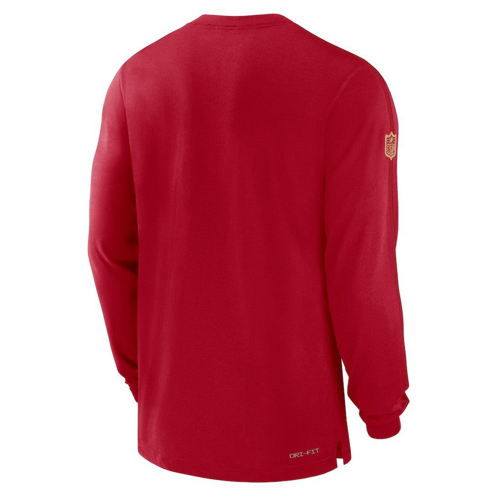 San Francisco 49ers Nike Sideline Player Performance Long Sleeve T-Shirt