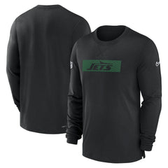 New York Jets Nike Sideline Player Performance Long Sleeve T-Shirt