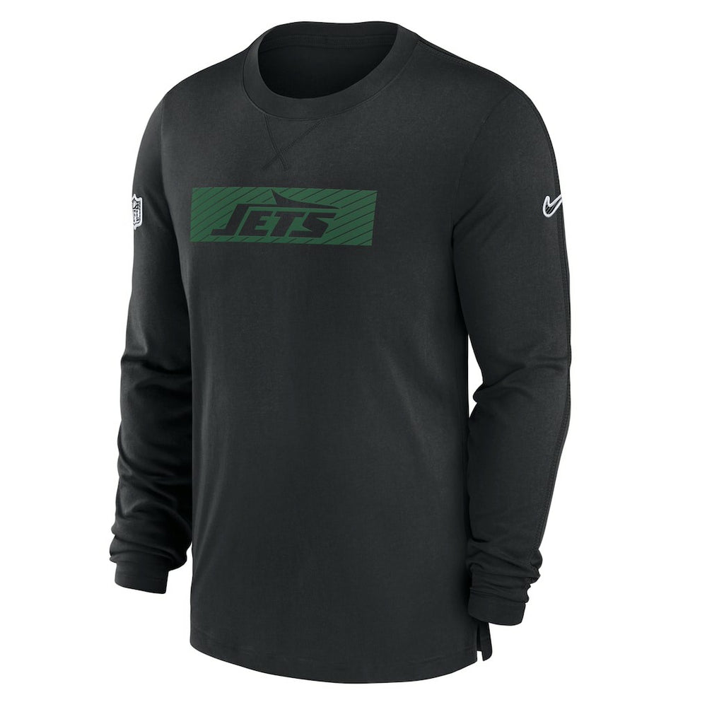 New York Jets Nike Sideline Player Performance Long Sleeve T-Shirt