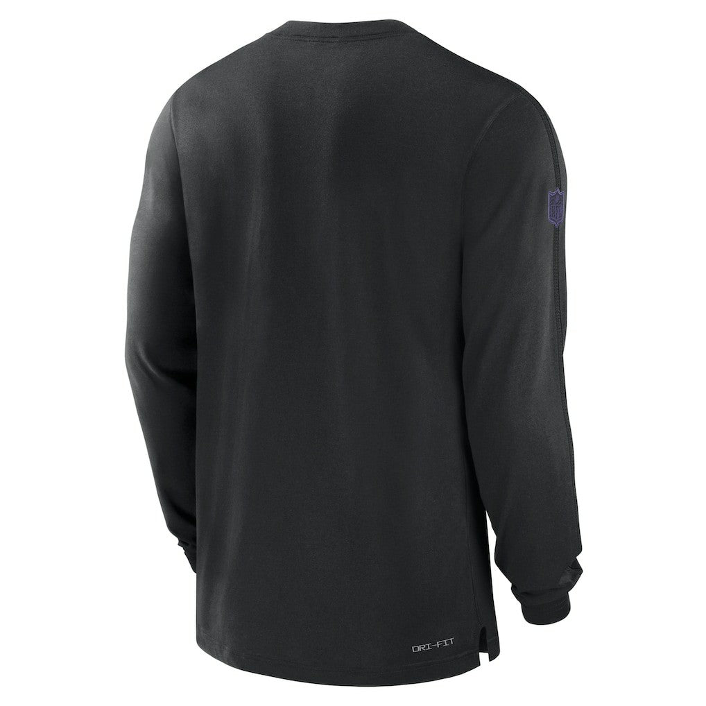 Baltimore Ravens Nike Sideline Player Performance Long Sleeve T-Shirt