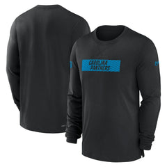 Carolina Panthers Nike Sideline Player Performance Long Sleeve T-Shirt