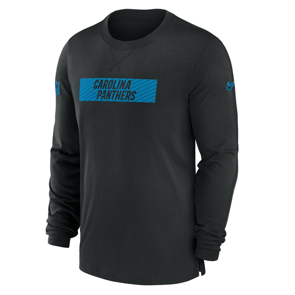 Carolina Panthers Nike Sideline Player Performance Long Sleeve T-Shirt