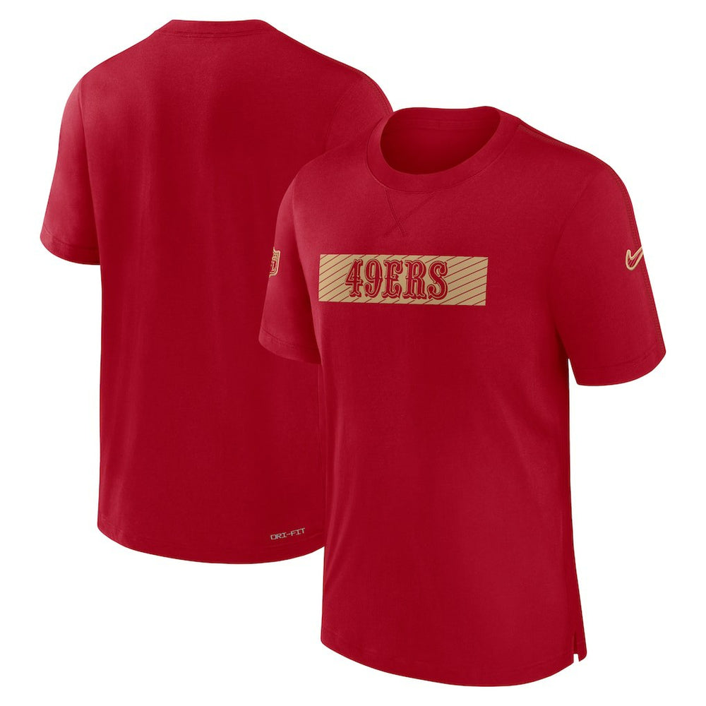 San Francisco 49ers Nike Sideline Player Performance T-Shirt