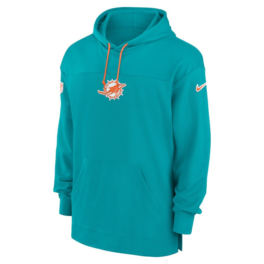 Miami Dolphins Nike Sideline Jersey Performance Pullover Hoodie