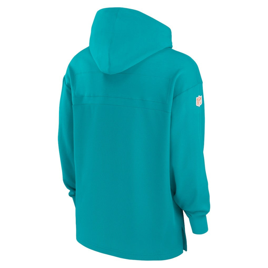 Miami Dolphins Nike Sideline Jersey Performance Pullover Hoodie