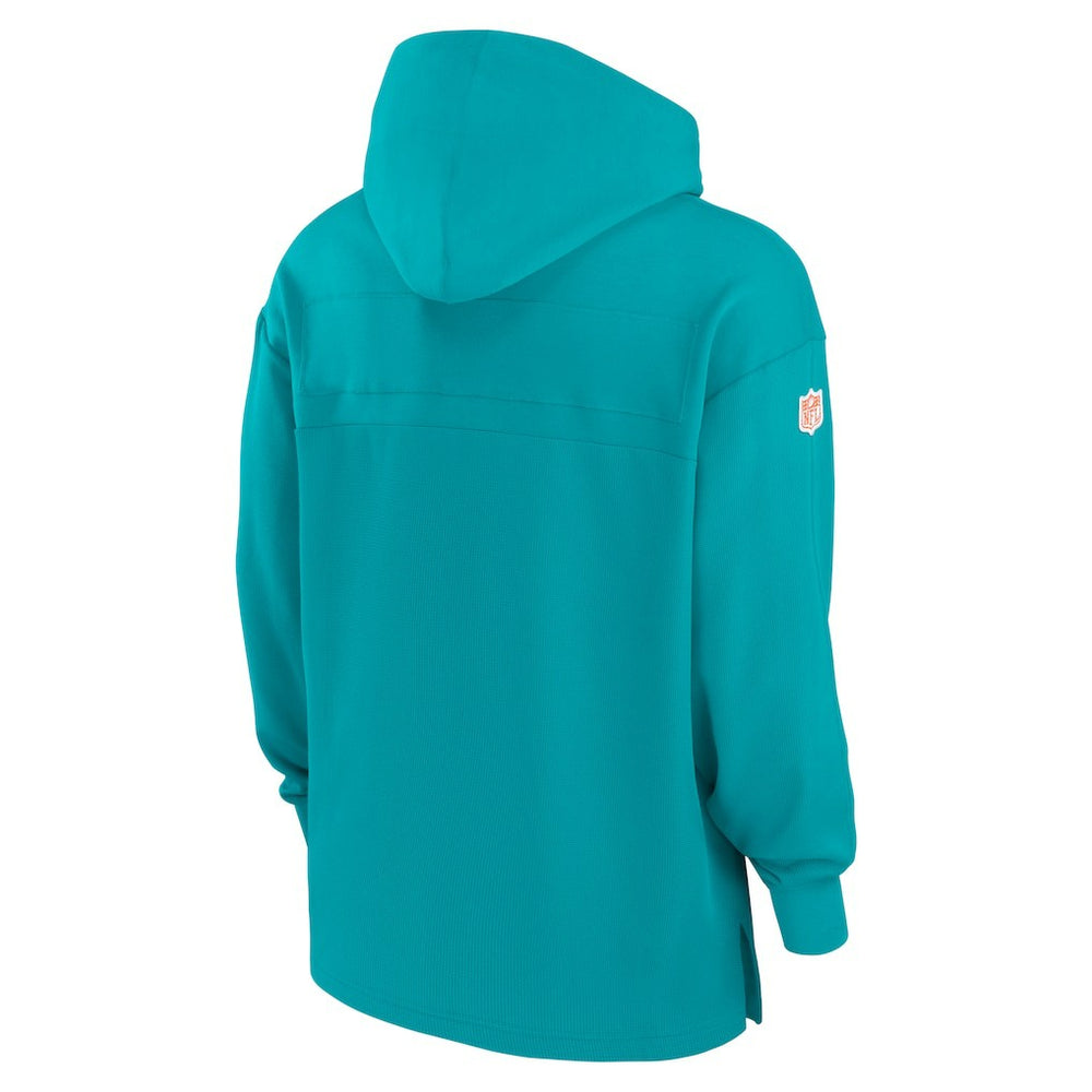 Miami Dolphins Nike Sideline Jersey Performance Pullover Hoodie
