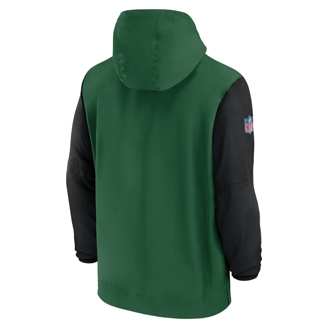 New York Jets Nike 2024/25 Sideline Pre-Game Player 1/2-Zip Hoodie Jacket