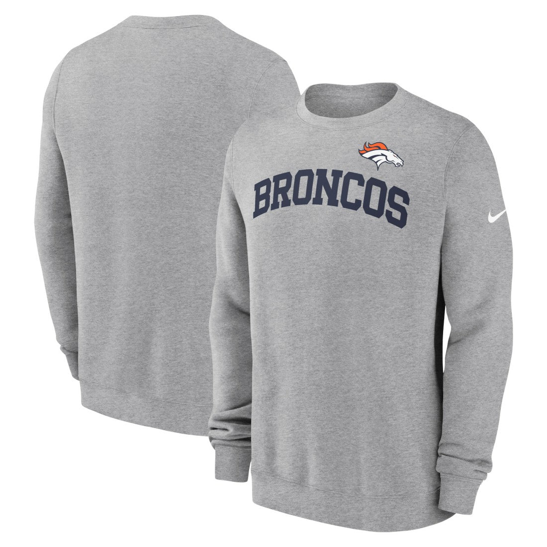 Denver Broncos Nike Club Pullover Sweatshirt