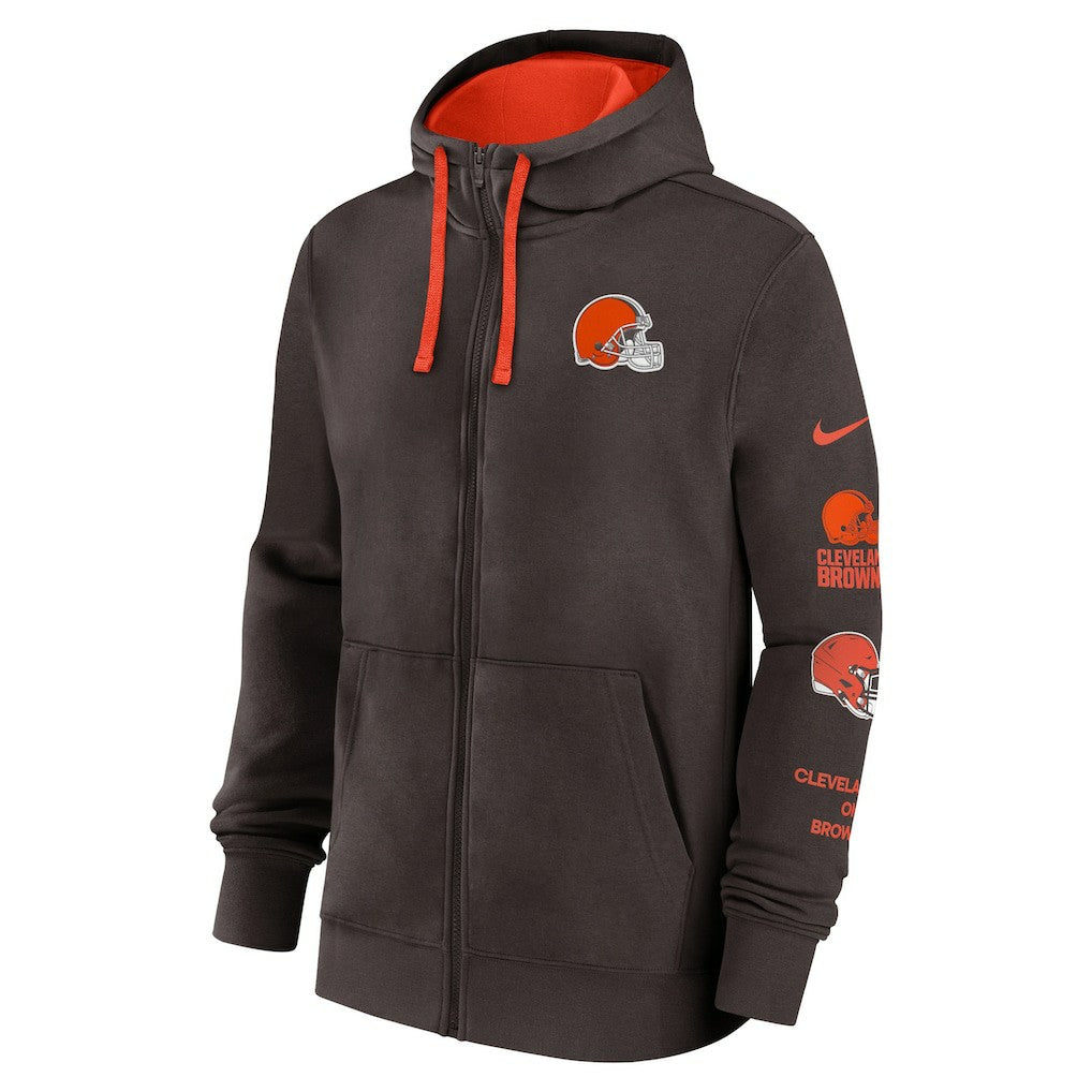 Cleveland Browns Nike Primetime Club Full-Zip Hoodie