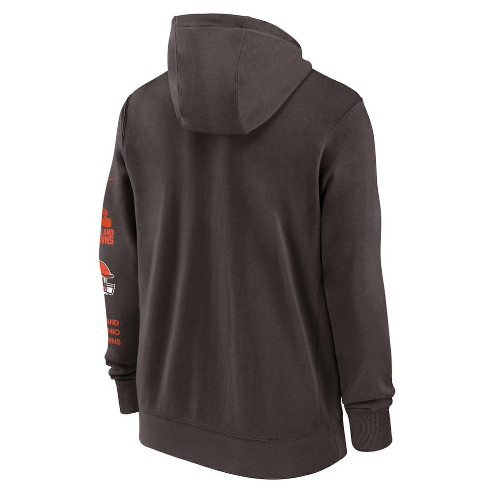 Cleveland Browns Nike Primetime Club Full-Zip Hoodie