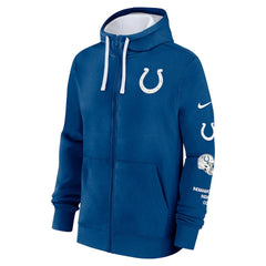 Indianapolis Colts Nike Primetime Club Full-Zip Hoodie