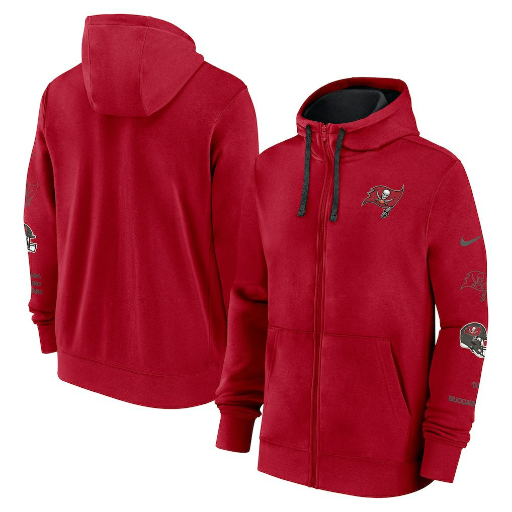 Tampa Bay Buccaneers Nike Primetime Club Full-Zip Hoodie