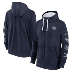Tennessee Titans Nike Primetime Club Full-Zip Hoodie