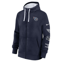 Tennessee Titans Nike Primetime Club Full-Zip Hoodie