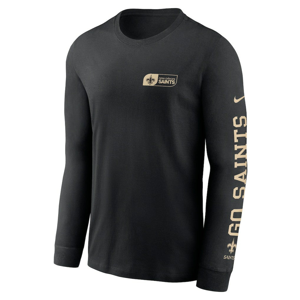 New Orleans Saints Nike All Out Long Sleeve T-Shirt
