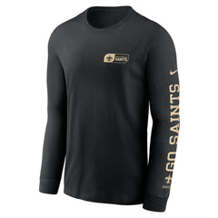 New Orleans Saints Nike All Out Long Sleeve T-Shirt
