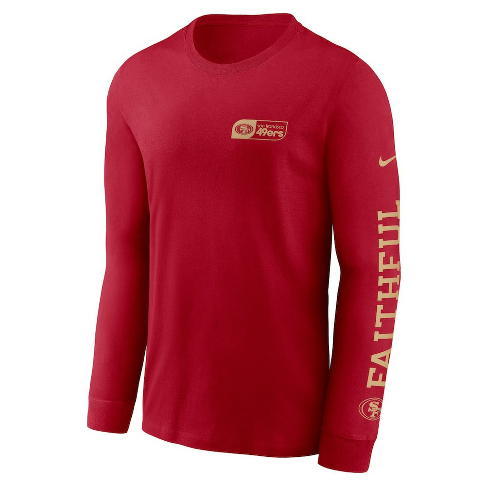 San Francisco 49ers Nike All Out Long Sleeve T-Shirt