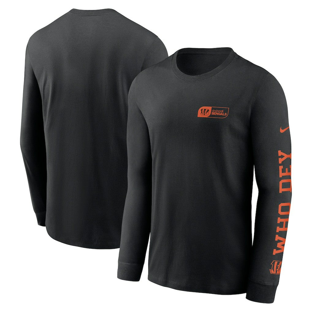 Cincinnati Bengals Nike All Out Long Sleeve T-Shirt