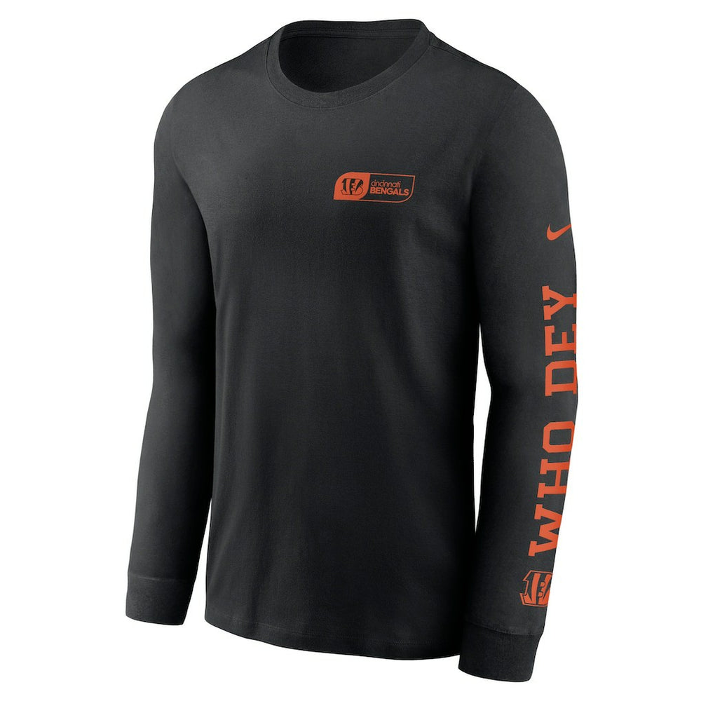 Cincinnati Bengals Nike All Out Long Sleeve T-Shirt