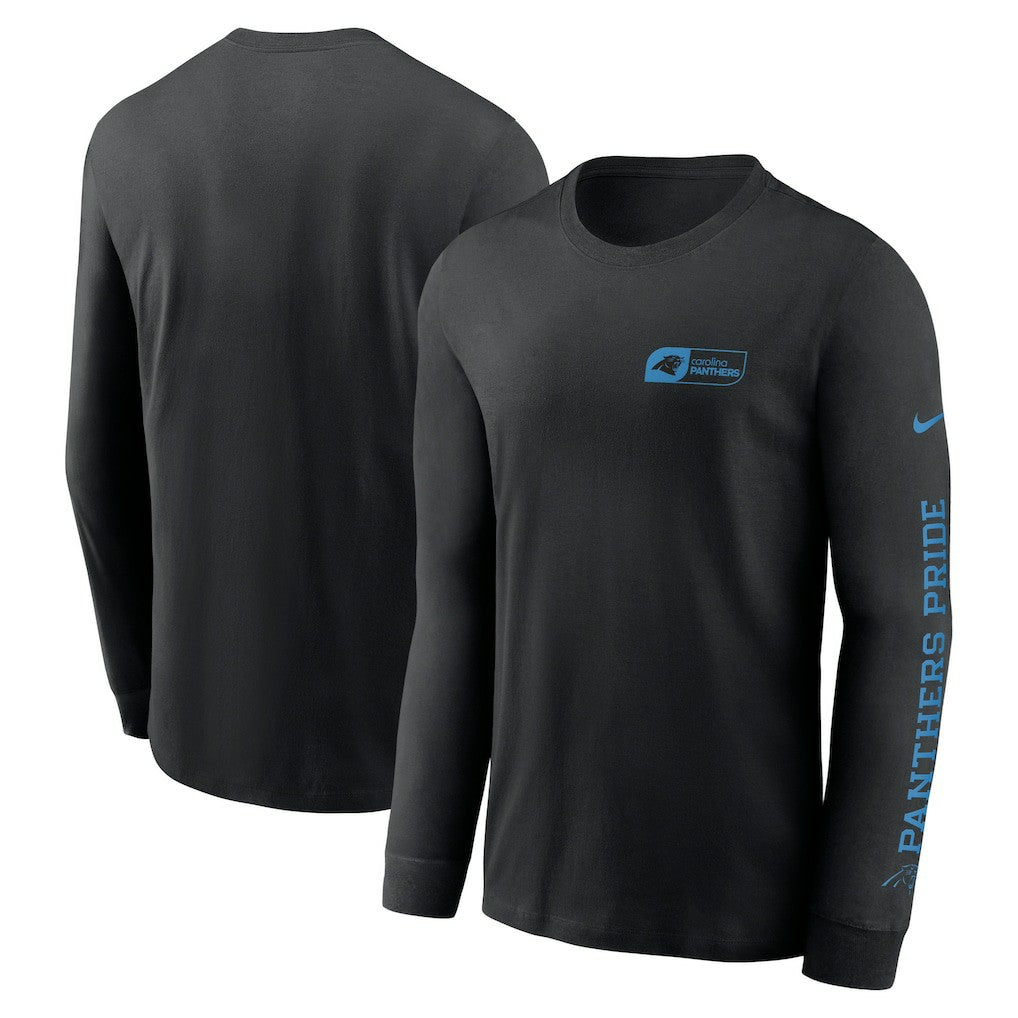 Carolina Panthers Nike All Out Long Sleeve T-Shirt