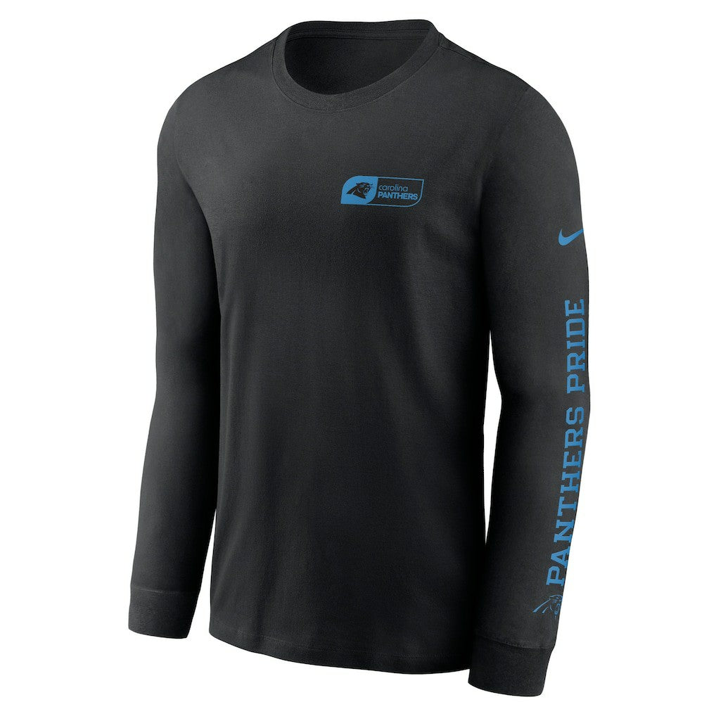 Carolina Panthers Nike All Out Long Sleeve T-Shirt