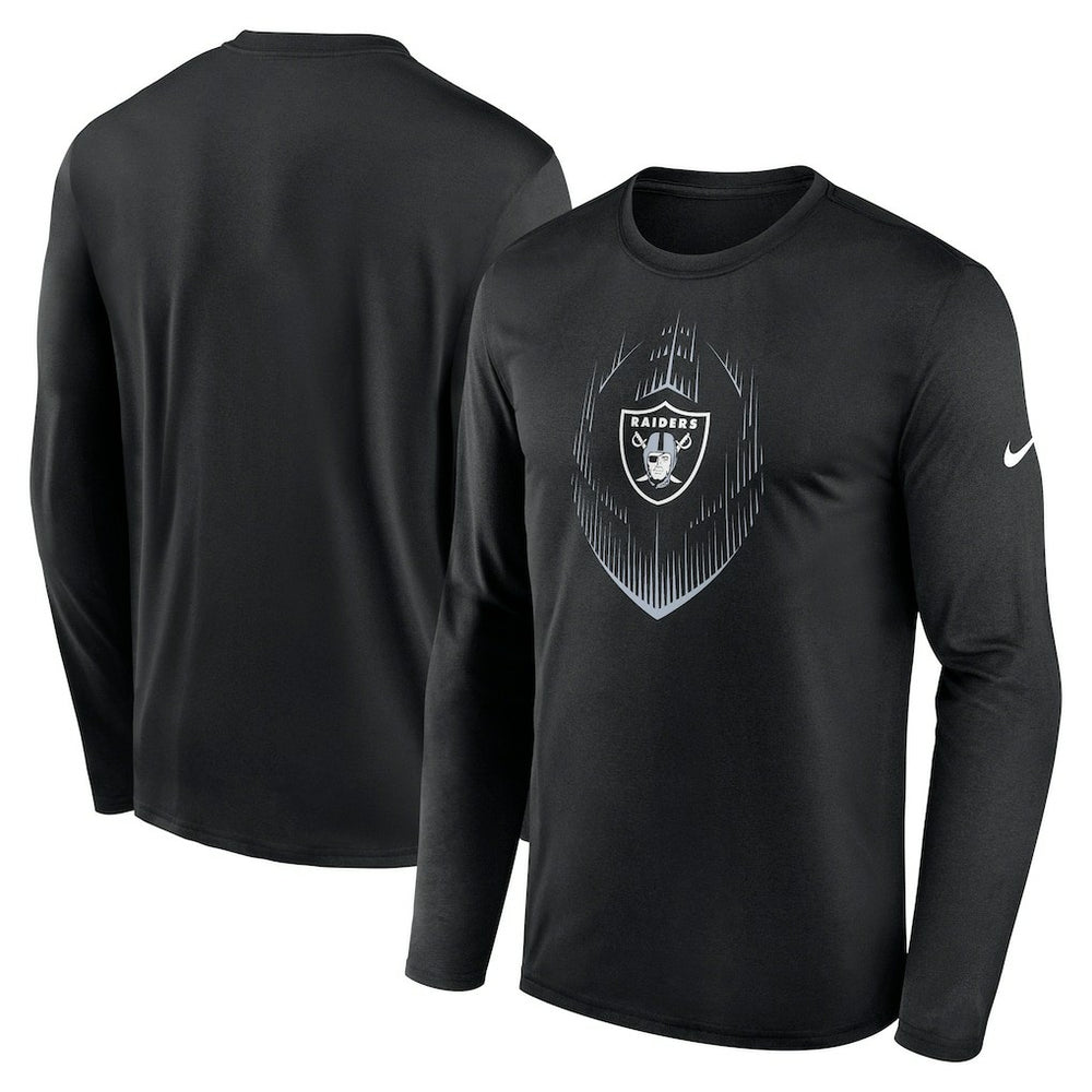 Las Vegas Raiders Nike Icon Legend Performance Long Sleeve T-Shirt