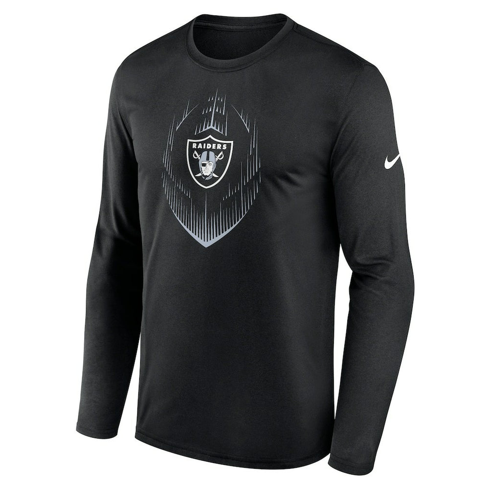 Las Vegas Raiders Nike Icon Legend Performance Long Sleeve T-Shirt