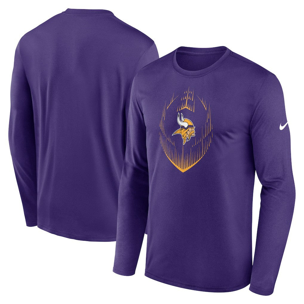 Minnesota Vikings Nike Icon Legend Performance Long Sleeve T-Shirt
