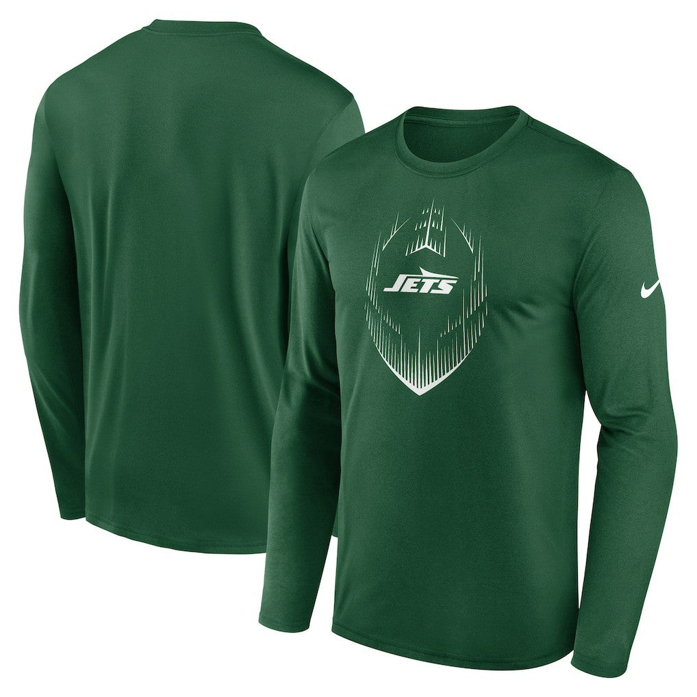 New York Jets Nike Icon Legend Performance Long Sleeve T-Shirt