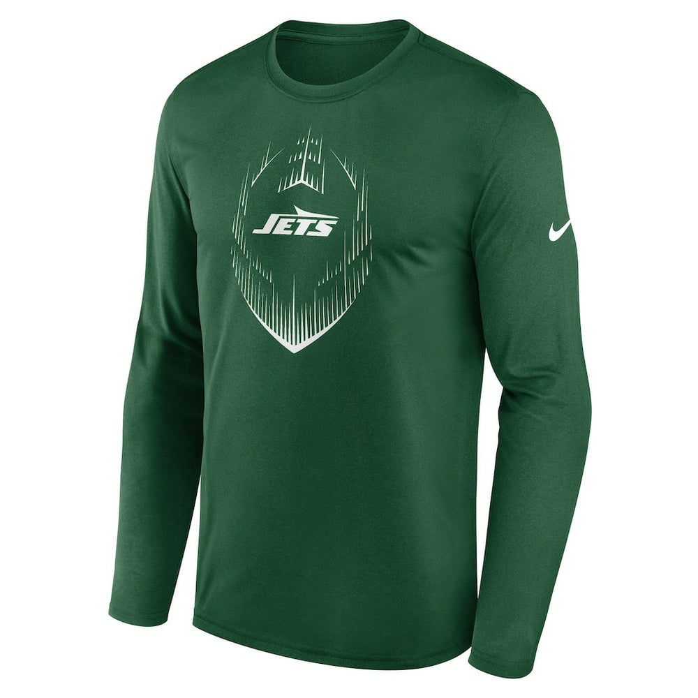 New York Jets Nike Icon Legend Performance Long Sleeve T-Shirt